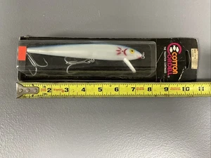 Vintage Cotton Cordell 7" Fishing Lure Red Fin Silver, 1984 NOS - Picture 1 of 3