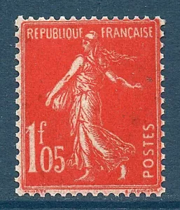 TIMBRE N° 195 NEUF ** - GOMME D'ORIGINE SANS CHARNIERE - SEMEUSE - TTB - Photo 1/1