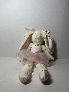 Bearington Ballerina Rabbit Plush 15 Inch Pink Tutu Ballet Stuffed Animal Toy - Picture 1 of 5