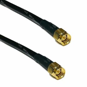TIMES® 12" LMR195 SMA Male to SMA Male Adapter Cable for HAM Radio USA