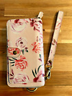 Ladies Wallet, Matching I-phone 11 Case, Floral, Wrist Strap, Key Ring, Casely