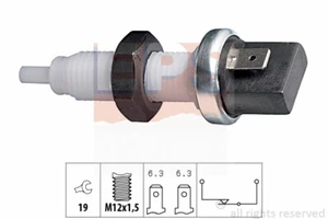 Stop Light Switch fits: ALFA ROMEO ALFETTA Sedan (116_) 1.6 (116.B1A)/1.8 (11 - Picture 1 of 3