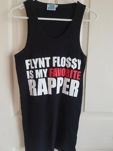 Turquoise Jeep Records Flynt Flossy Is My Favourite Rapper Singlet Never Worn - Picture 1 of 5