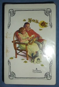 NORMAN ROCKWELL VINTAGE PLAYING CARDS TRUMP MADE IN USA NEW IN SHRINK WRAP - Picture 1 of 3