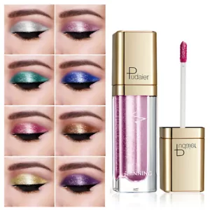 DIAMOND Glitter Shimmer Matte Eyeshadow Pearlescent Liquid Eye Shadow Cosmetics - Picture 1 of 30