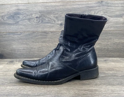 Janet & Janet Women's Leather Pointed Toe Chelsea Ankle Boots Size US 7 EU 37.5 - Image 1 of 4