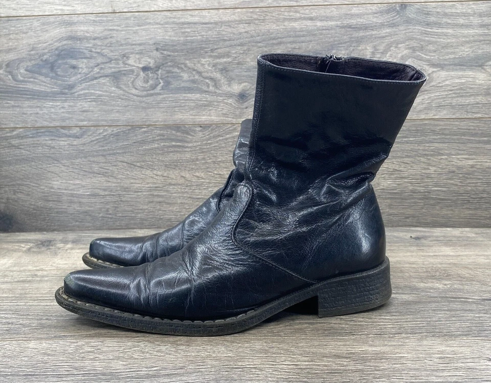 Janet & Janet Mujer Cuero Punta Punta Chelsea Botines Talla US 7 EU 37.5 Foto 1 de 4