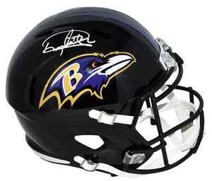 DERRICK HENRY HANDSIGNIERTER BALTIMORE RAVENS FULL SIZE SPEEDHELM BECKETT - Bild 1 von 1