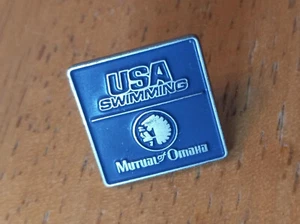 Mutual of Omaha ~ USA Schwimmen ~ Revers, Mütze ~ Sammler PIN - Bild 1 von 4