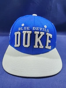 Duke Blue Devils Zephyr Hat Blue/White Adjustable Snapback Cap - Picture 1 of 10