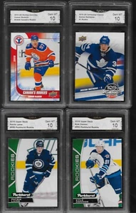 CONNOR MCDAVID AUSTON MATTHEWS PATRIK LAINE KYLE CONNOR 4 ROOKIE GMA GEM MINT 10 - Picture 1 of 1