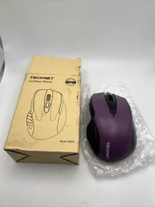 Tecknet Cordless Mouse M003 Purple - Picture 1 of 7