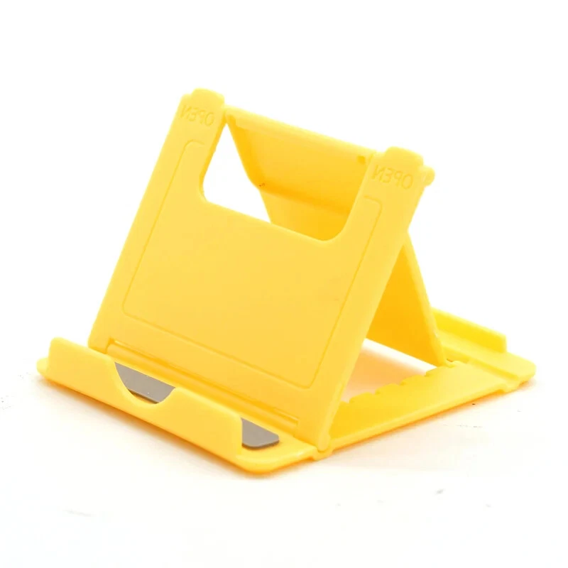 Adjustable Phone Holder Stand Folding Foldable Thin Cradle for Samsung iPhone - Image 1 of 4