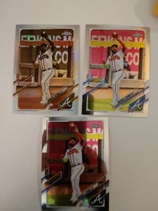 Marcell Ozuna 2021 Topps Cromo Rifrattore Seppia #202 Plus (2) Base Atlanta... - Foto 1 di 7