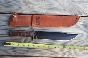 Ka-Bar 2217 USA Survival Fixed Blade Knife & Sheath - Picture 1 of 20