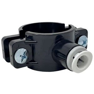 Válvula de silla de drenaje de agua Metpure 3/8" conexión rápida para sistema RO debajo del fregadero - Imagen 1 de 7