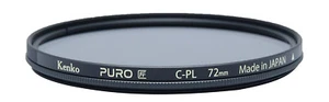 Kenko Puro Wide Angle Slim Ring 72mm multi-Coated Circular Polarizer filter - Picture 1 of 2