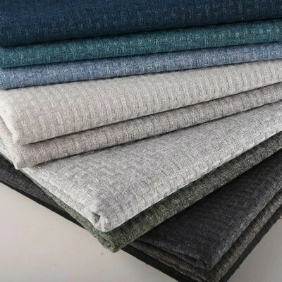 Textured Plain Weave Sofa Fabric Furnish Upholster Drapery Curtain Cloth Crafts - Image 1 of 4