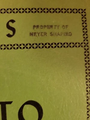 Meyer Schapiro  Personal Book Concerto in D minor, Opus 47 for Violin and piano - Image 1 of 2