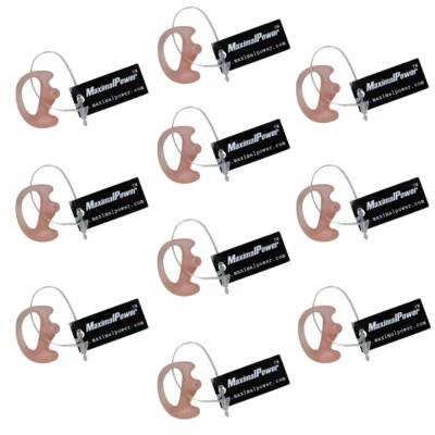 10x Refuelergy RIGHT Medium  Earmold Earbud for Kenwood Motorola Two-Way Radios - Image 1 of 3