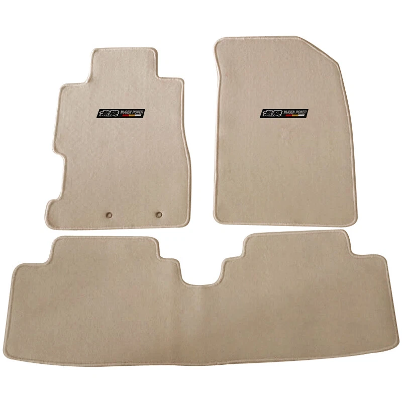 Alfombrillas alfombrillas delanteras traseras antideslizantes de nailon aptas para Honda Civic 01-05 beige Foto 1 de 1