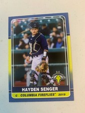 Hayden Senger 2019 Columbia Fireflies Team Card