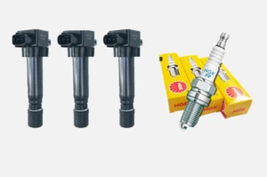 Set of Ignition Coil and NGK Spark Plug 3 Pcs for Suzuki CARRY DA52T DB52T New - Picture 1 of 2