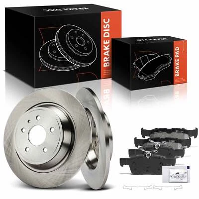 Rotor de freno de disco trasero y pastilla de freno de cerámica para Ford Escape Fusion Lincoln MKC MKZ Foto 1 de 4