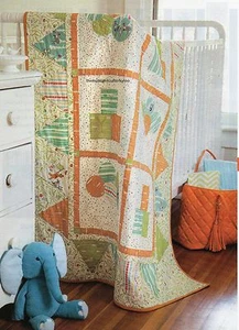 Bunting Blocks And Balloons Quilt Pattern Pieced/Applique MP - Picture 1 of 2