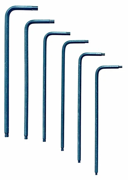 Bondhus 12699 Star Key L Wrench Set ProGuard Finish Long Arm in Pouch, T10 - T50 - Image 1 of 1