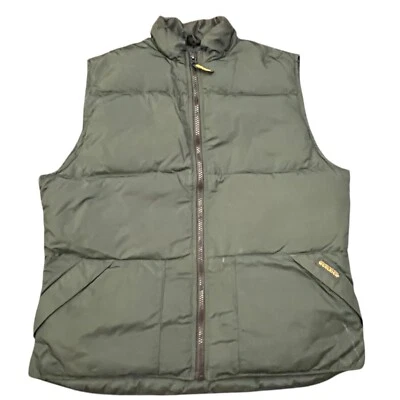 Woolrich John Rich And Bros. Duck Down Puffer女式中号森林绿色背心 — 第 1/4 张图片