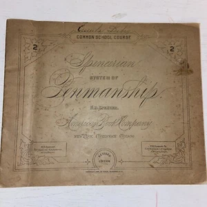 Spencerian System of Penmanship P. R. Spencer American Book Company (1888) - Picture 1 of 10