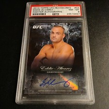 #15/225 Eddie Alvarez True 1st Auto Real Topps Rookie Autograph 2014 Bloodlines