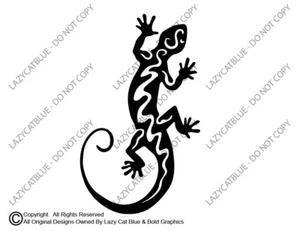 Adesivo decalcomania gecomania lucertola animale domestico rettile amore piedi adesivi leopardo giorno tokay rana - Foto 1 di 20
