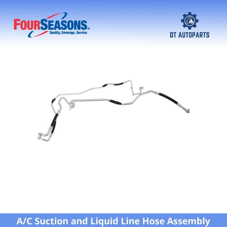 Para 2001-2002 Saturn L100 A/C conjunto de mangueira de sucção e linha líquida 4 estações - Imagem 1 de 4