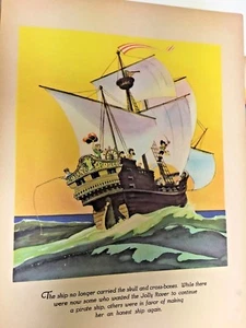 ONE  PAGE FROM BOOK: THE PETER PAN PICTURE BOOK  LOT 15 - Picture 1 of 2