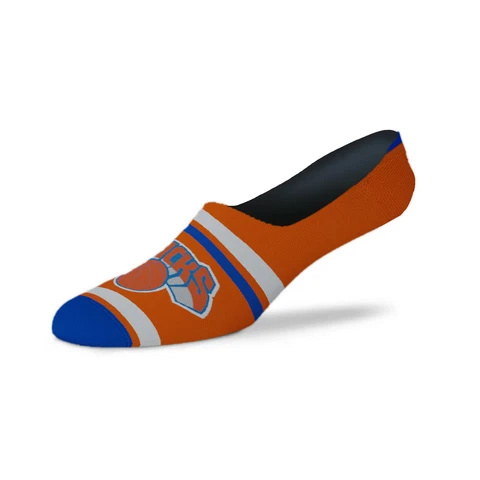 NBA New York Knicks Socks Blue Orange Randle No Show Cruisin Medium Ankle Medium Cover