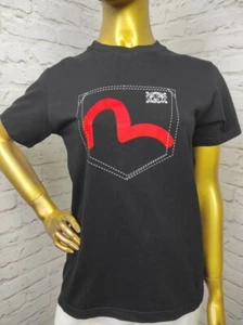 Evisu Ranch & Co Vintage T-Shirt 90s Crew Neck Tee Logo Trending Merch XS - Picture 1 of 8