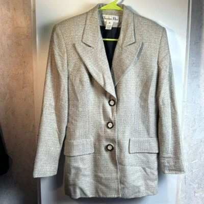 Blazer Christian Dior 3 botones talla 6 Foto 1 de 3