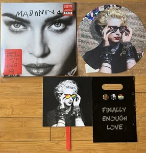 Madonna SEALED Finally Enough Love PROMO Slipmat Fan Pins Bag  (Indie Exclusive) - Picture 1 of 1