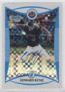2008 Bowman Chrome Prospects Prospect X-Fractor /250 Eddie Kunz Rookie Auto RC