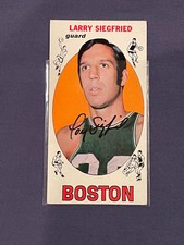 1969-70 Topps Larry Siegfried hand signed basketball card 1969 Autograph Auto