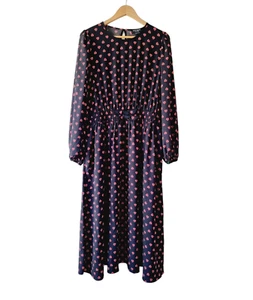 Vestido midi KATE SPADE New York Heartfelt TALLA XL Corazón San Valentín Amor Romance - Imagen 1 de 7