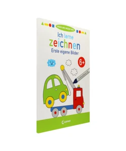 Wisch und wieder weg - Ich lerne zeichnen 6+: Erste eigene Bilder - Malbuch für - Bild 1 von 1