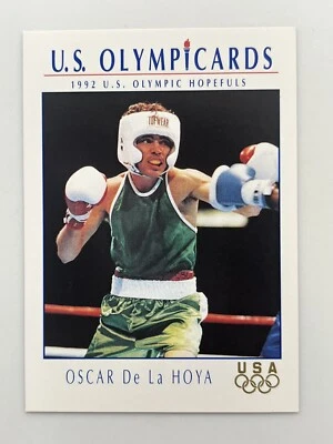 1992 Impel U.S. Olympic Cards #23 Oscar De La Hoya Boxing Card - Image 1 of 2