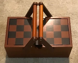 Employee Exclusive Gift Set Chess, Checker, Backgammon, Cribbage Games w/o Cards - Picture 1 of 14