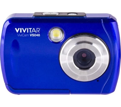 Vivitar® Waterproof camera Instant VS048 Digital Blue16 Megapixel 4X Zoom NIB - Image 1 of 3