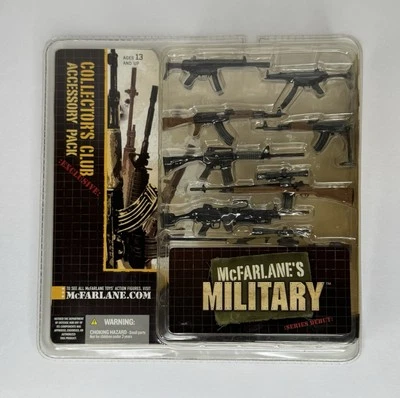McFarlane Military Collector’s Club Paquete de Accesorios: Paquete de Armas Exclusivo NUEVO Foto 1 de 2