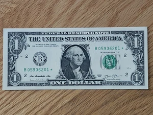 2013 B RARE DUPLICATE FORT WORTH $1 STAR NOTE UNC/GEM B05936201* 1 OF 3 Cons SER - Picture 1 of 5