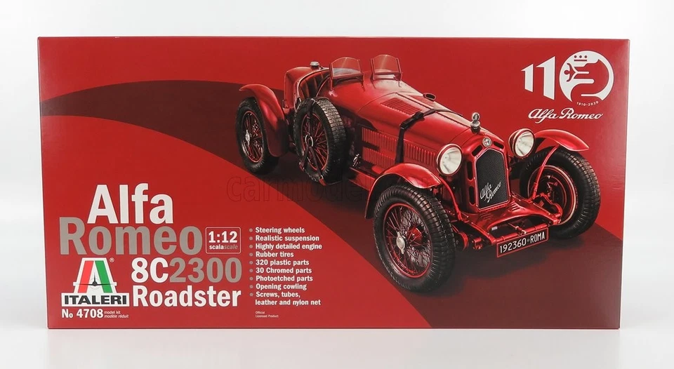 1/12 ITALERI - ALFA ROMEO | 8C 2300 1931 | RED - Immagine 1 di 1